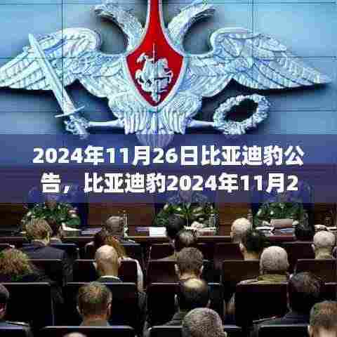 比亚迪豹技术革新与市场展望,解读最新公告与未来展望(2024年11月26日)