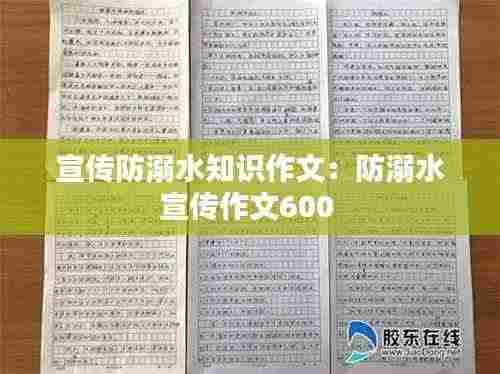 宣传防溺水知识作文：防溺水宣传作文600 