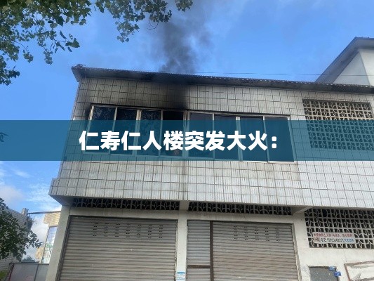 仁寿仁人楼突发大火:
