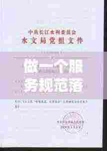 做一个服务规范落实方案：服务工作规范 