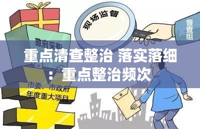 重点清查整治 落实落细：重点整治频次 