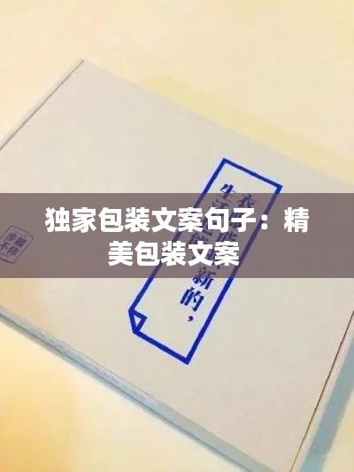 独家包装文案句子:精美包装文案