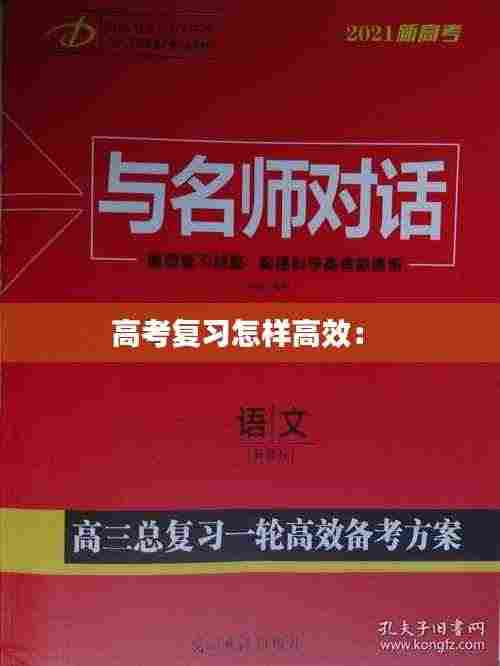 高考复习怎样高效: