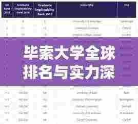 毕索大学全球排名与实力深度解析