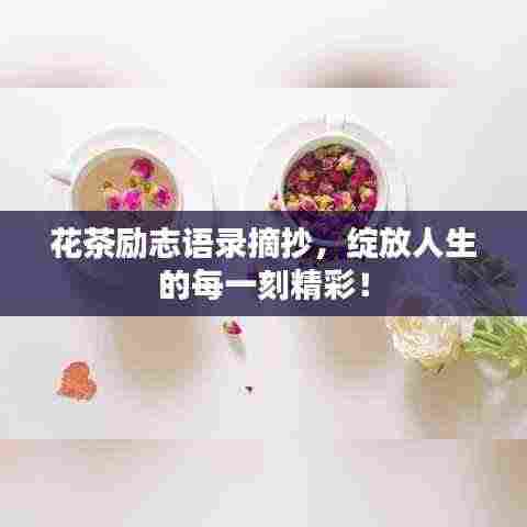 花茶励志语录摘抄,绽放人生的每一刻精彩!