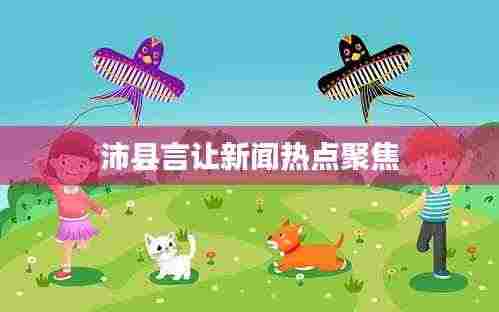 沛县言让新闻热点聚焦