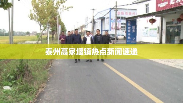 泰州高家堰镇热点新闻速递