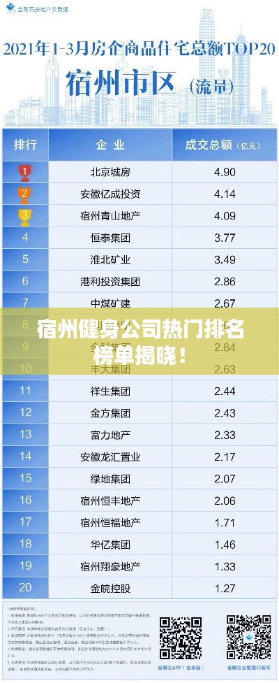 宿州健身公司热门排名榜单揭晓!