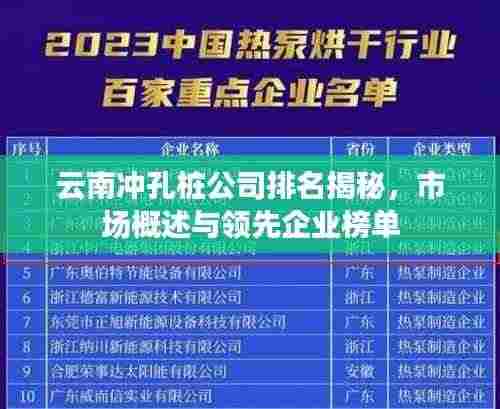 云南冲孔桩公司排名揭秘,市场概述与领先企业榜单